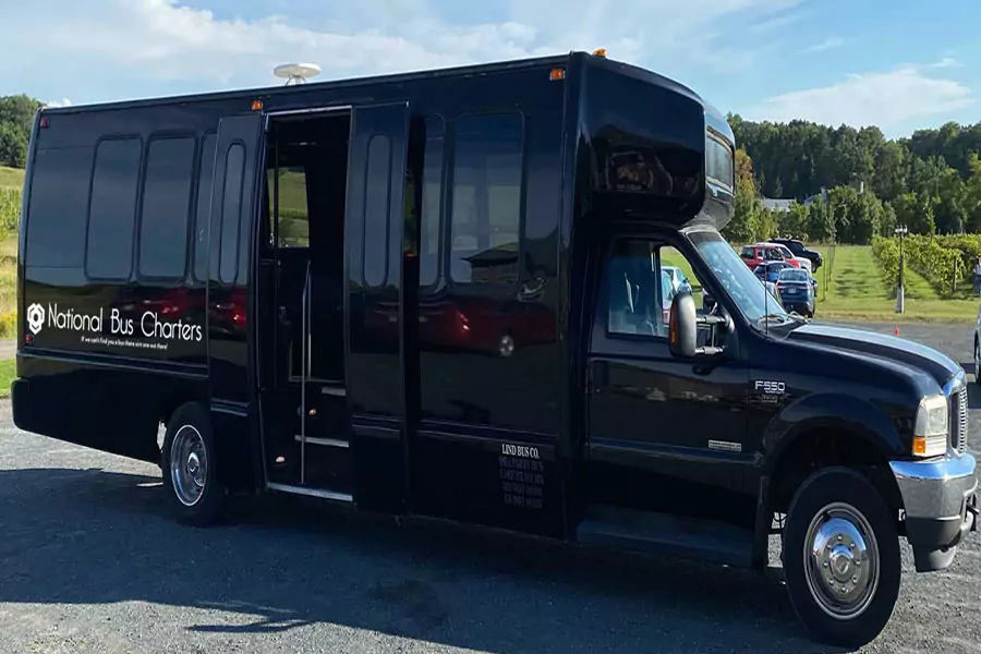 wedding charter bus rental