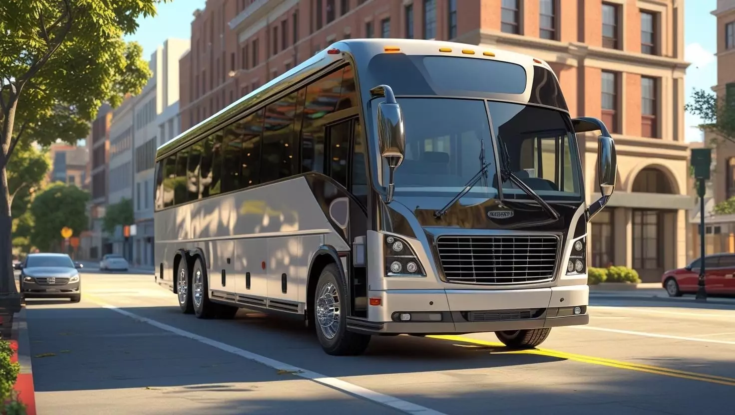 Popular coach bus rental in New Jersey