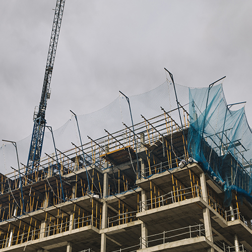 construction working on site